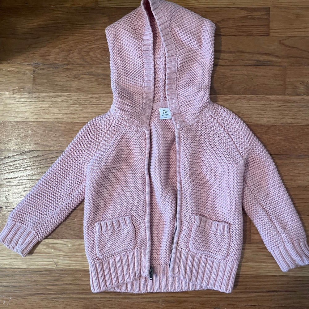 Baby GAP Hooded Cardigan, Baby Girl